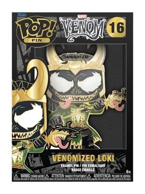 Funko Pop Venomized Loki Enamel Pin Marvel Venom 16 Sealed New in Box